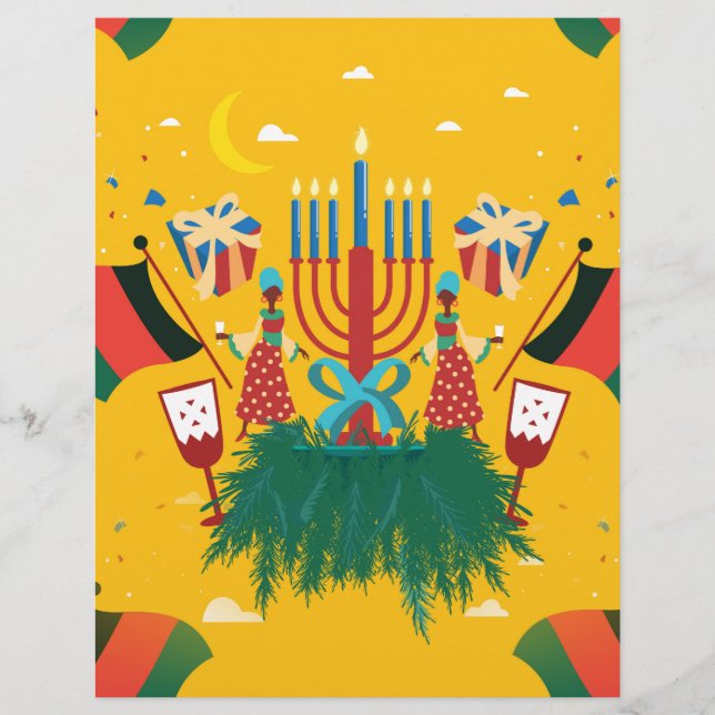 Gelbe Kwanzaa (Vorderseite)