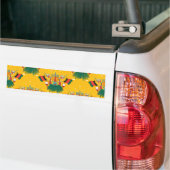 Gelbe Kwanzaa Autoaufkleber (Auf Lkw)