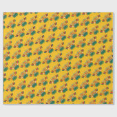 Gelbe Kwanzaa Geschenkpapier (Flach)