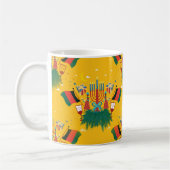Gelbe Kwanzaa Kaffeetasse (Links)