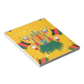 Gelbe Kwanzaa Notizblock (angewinkelt)