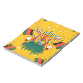 Gelbe Kwanzaa Notizblock (Rotiert)