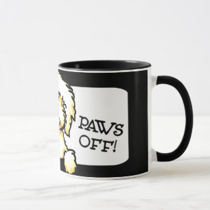 Gelbe Labradoodle-Paare Tasse