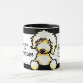 Gelbe Labradoodle-Paare Tasse (Zentrum)