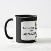 Gelbe Labradoodle-Paare Tasse (Links)
