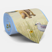 Gelbe Labrador #8 - Ruderboot Krawatte (Gerollt)