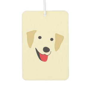 Gelbe Labrador Autolufterfrischer