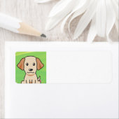 gelbe Labrador Cartoon (Insitu)