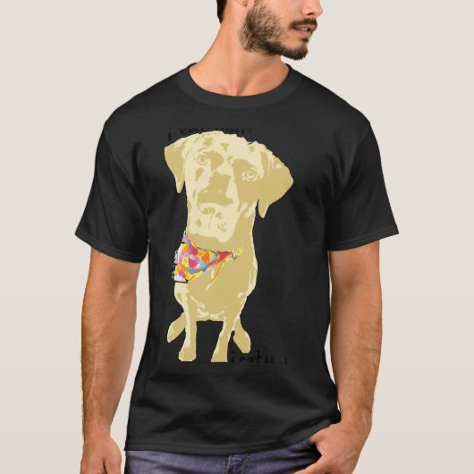 Gelbe Labrador, den ich gegessen habe T-Shirt (Vorderseite)