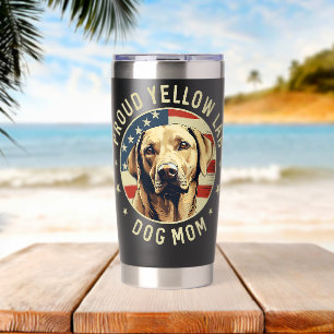 Gelbe Labrador GeschenkeProud Yellow Labrador Retr Thermobecher