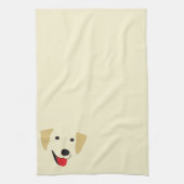 gelbe Labrador Geschirrtuch (Vertikal)