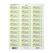 Gelbe Labrador Grüne Punkte (Vorne)