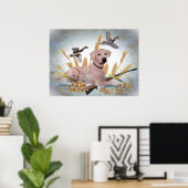 Gelbe Labrador Hunts Ducks Print Poster (Heimbüro)