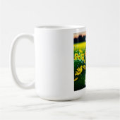 Gelbe Labrador im Bereich der Wildblumen Kaffeetasse (Links)