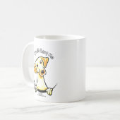 Gelbe Labrador ist alles über mich Kaffeetasse (Vorderseite Links)