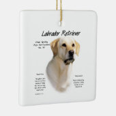 Gelbe Labrador Keramikornament (Rechts)