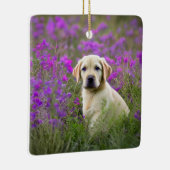 Gelbe Labrador Keramikornament (Rechts)