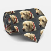 gelbe Labrador-Krawatte Krawatte (Gerollt)