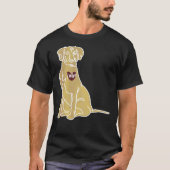Gelbe Labrador Labrador Retriever Dog T-Shirt (Vorderseite)