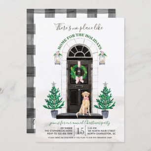 Gelbe Labrador Labrador Retriever Holiday Party Einladung