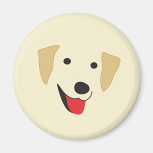gelbe Labrador Magnet