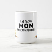 Gelbe LABRADOR MAMA Niedlich Stilvolle Haustiere H Kaffeetasse (Mittel)