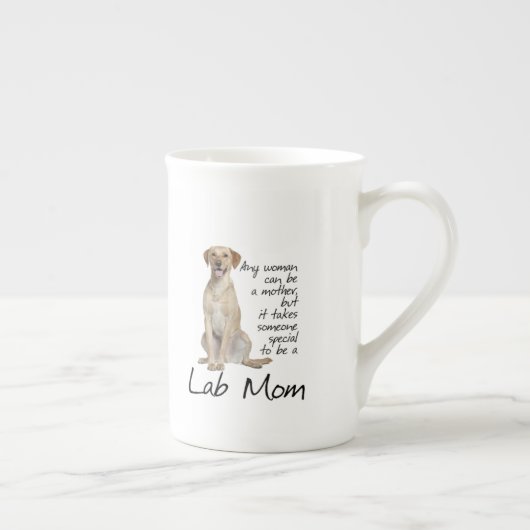 Gelbe Labrador Mama Tasse (Rechts)
