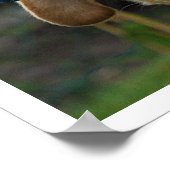 Gelbe Labrador mit Spielzeug Poster (Ecke)