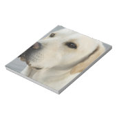 Gelbe Labrador Notepad Notizblock (Rotiert)