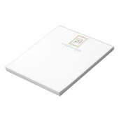 Gelbe Labrador Notepad Notizblock (Rotiert)
