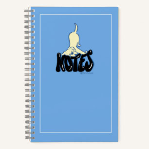 Gelbe Labrador Notes Blue Custom Notizblock