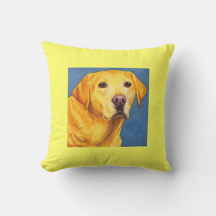 Gelbe Labrador Pillow - "Mixsy" Kissen