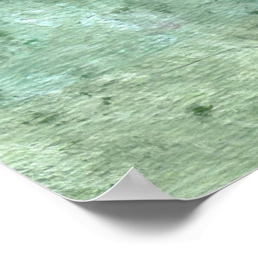 Gelbe Labrador Poster (Ecke)