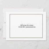 Gelbe Labrador Puppy Baby Dusche Einladung (Rückseite)