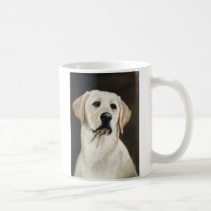 Gelbe Labrador-Retriever-Hundekunst-Tasse Kaffeetasse