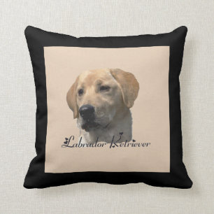 Gelbe Labrador retriever-Kunst-Geschenke Kissen