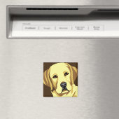 Gelbe Labrador Retriever Magnete Magnet (In Situ (Geschirrspüler))
