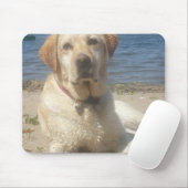 Gelbe Labrador retriever-Mausunterlage Mousepad (Mit Mouse)