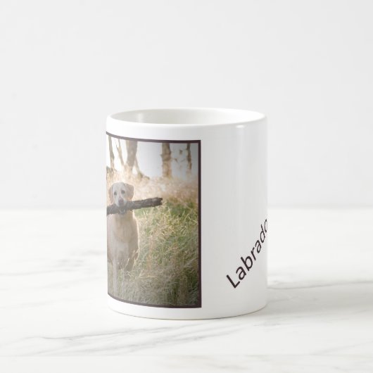 Gelbe Labrador-Retriever-Tasse Kaffeetasse (Mittel)