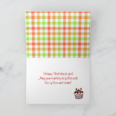 Gelbe Labrador & Schokolade Labrador Geburtstag Karte (Innenseite)