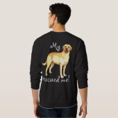 Gelbe Labrador Sweatshirt (Schwarz voll)