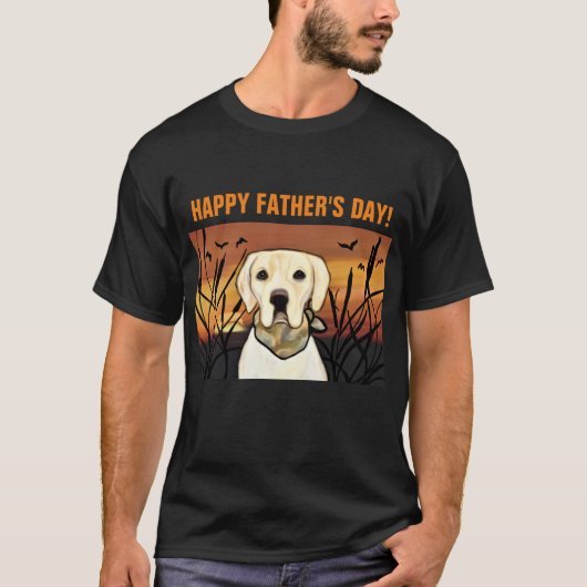 GELBE LABRADOR T-Shirt (Vorderseite)