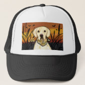 GELBE LABRADOR TRUCKERKAPPE (Vorderseite)