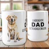 Gelbe Labrador Vater - Niedlicher Labrador Retriev Kaffeetasse