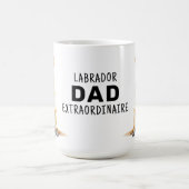 Gelbe Labrador Vater - Niedlicher Labrador Retriev Kaffeetasse (Mittel)
