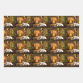 Gelbe Labrador Weihnachten Geschenkpapier Set (Vorderseite 3)