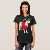 Gelbe Labrador Weihnachten T-Shirt (Vorne ganz)