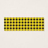 Gelbe Lächelschwarze Karte (Rückseite)