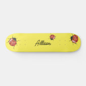 Gelbe Ladybug Skateboard (Horizontal)