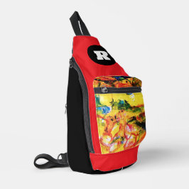 Gelbe Landschaft. Crossbody Bag